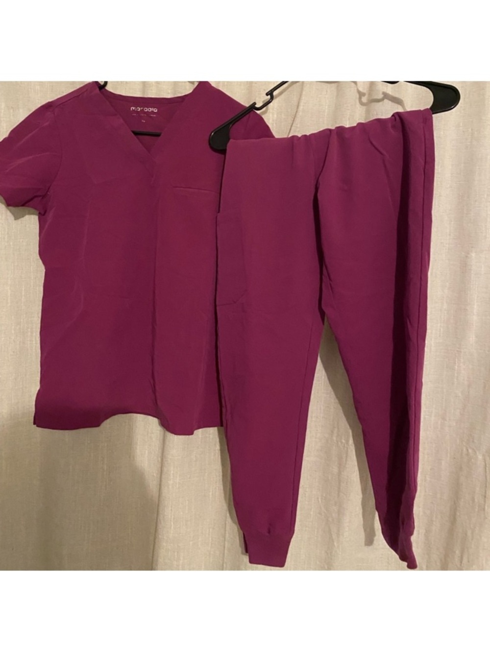 Purple/red Mandala Scrub Set